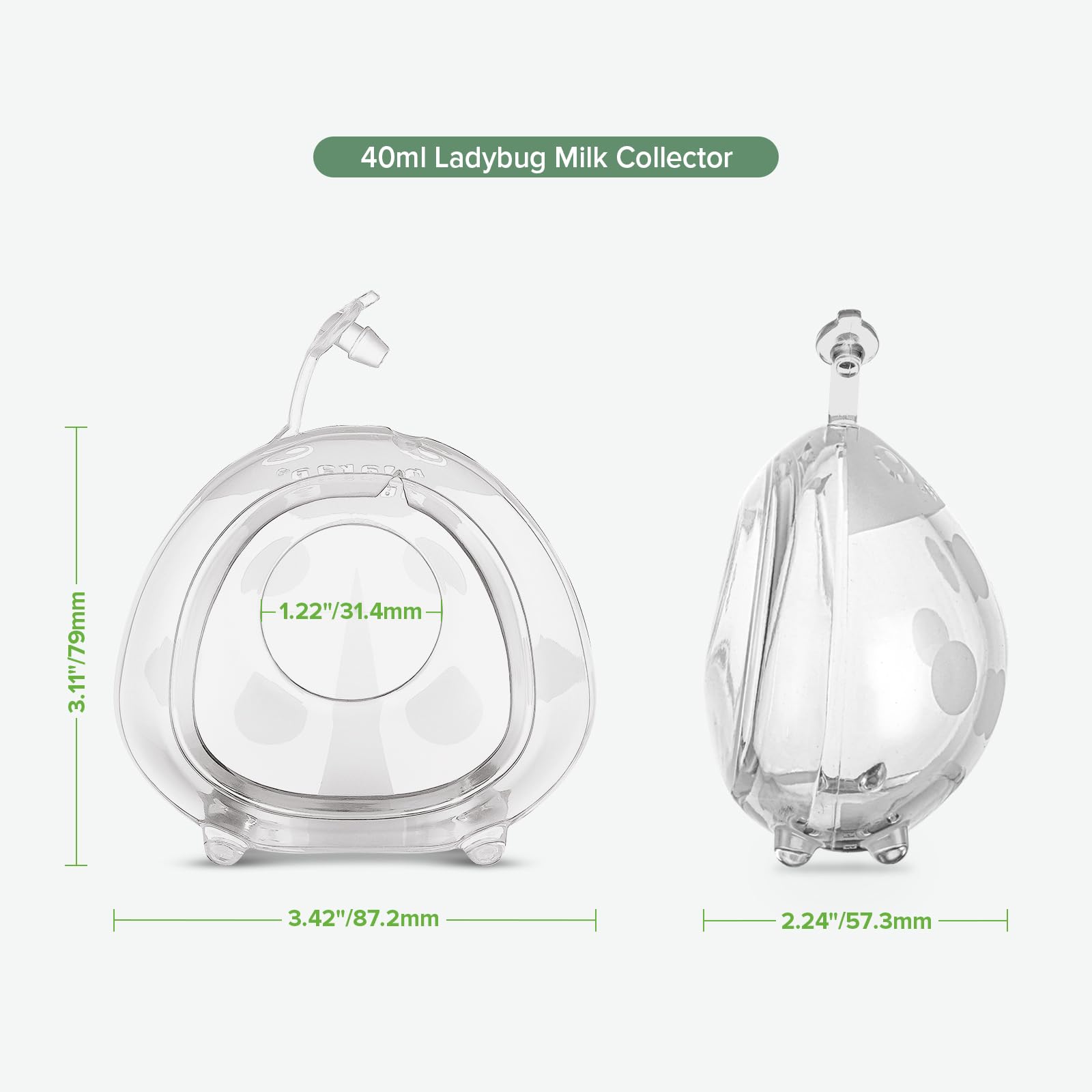 Wearable catcher offers discreet, travel-friendly let-down support.