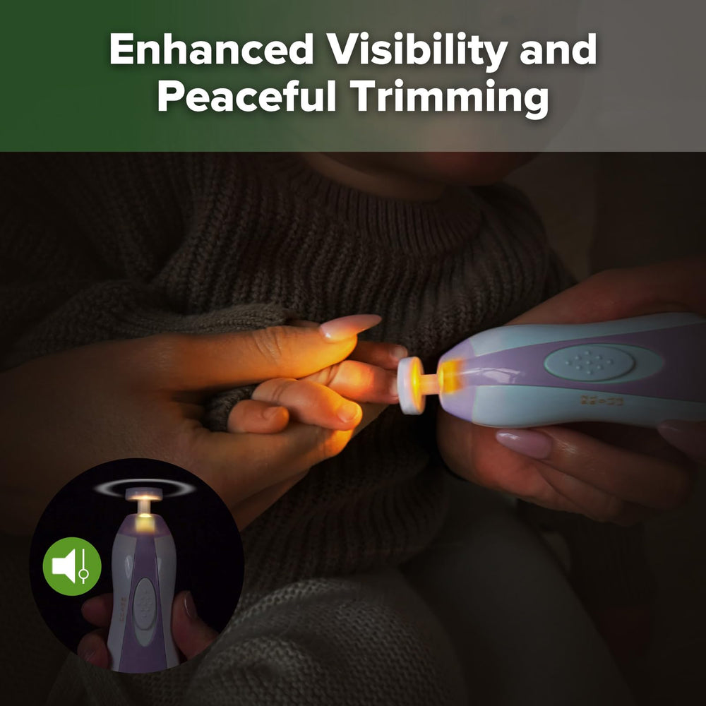 haakaa LED illumination helps accurate trimming day or night