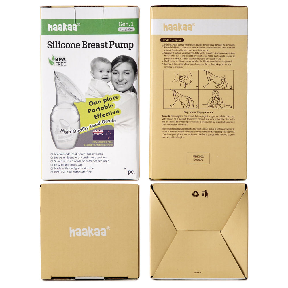 Haakaa let-down capture during nursing with hands-free convenience.