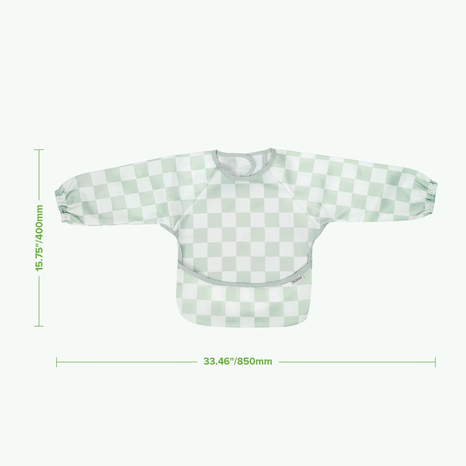 Durable Haakaa bib maintains softness after multiple washes.