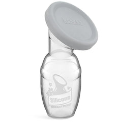 Haakaa manual breast pump gray 4oz for effortless milk collection on the go.