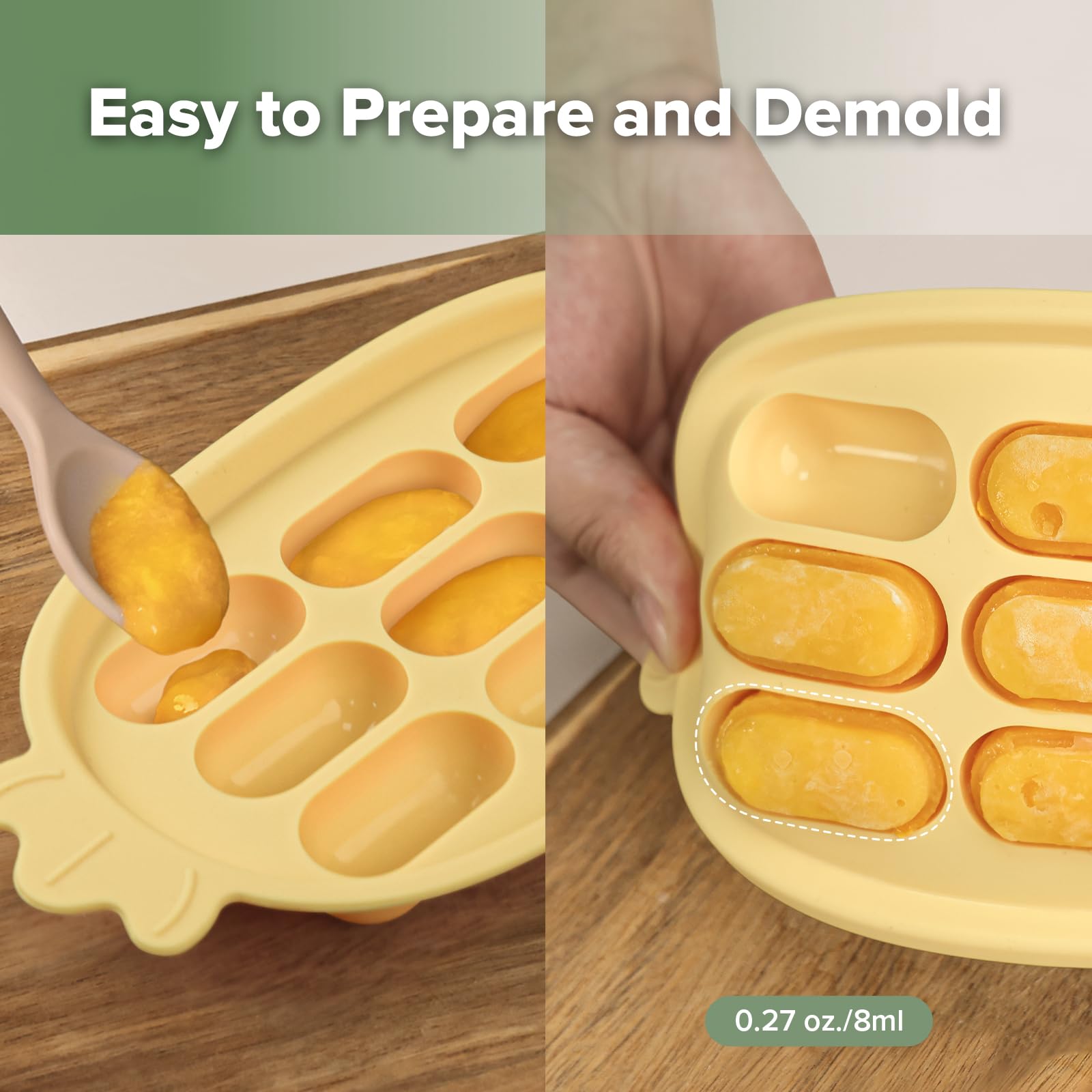 Haakaa microwave-safe sausage mold for cute kid-friendly bites.