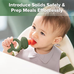 Haakaa mini freezer nibble tray with portioned slots for snacks