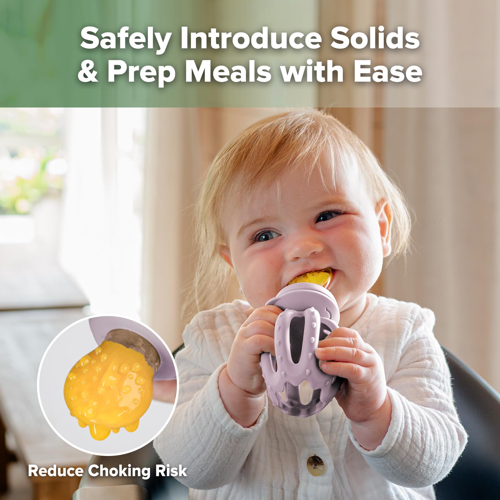 Haakaa Octopus popsicle mold freezes breast milk or puree into soothing cold treats.
