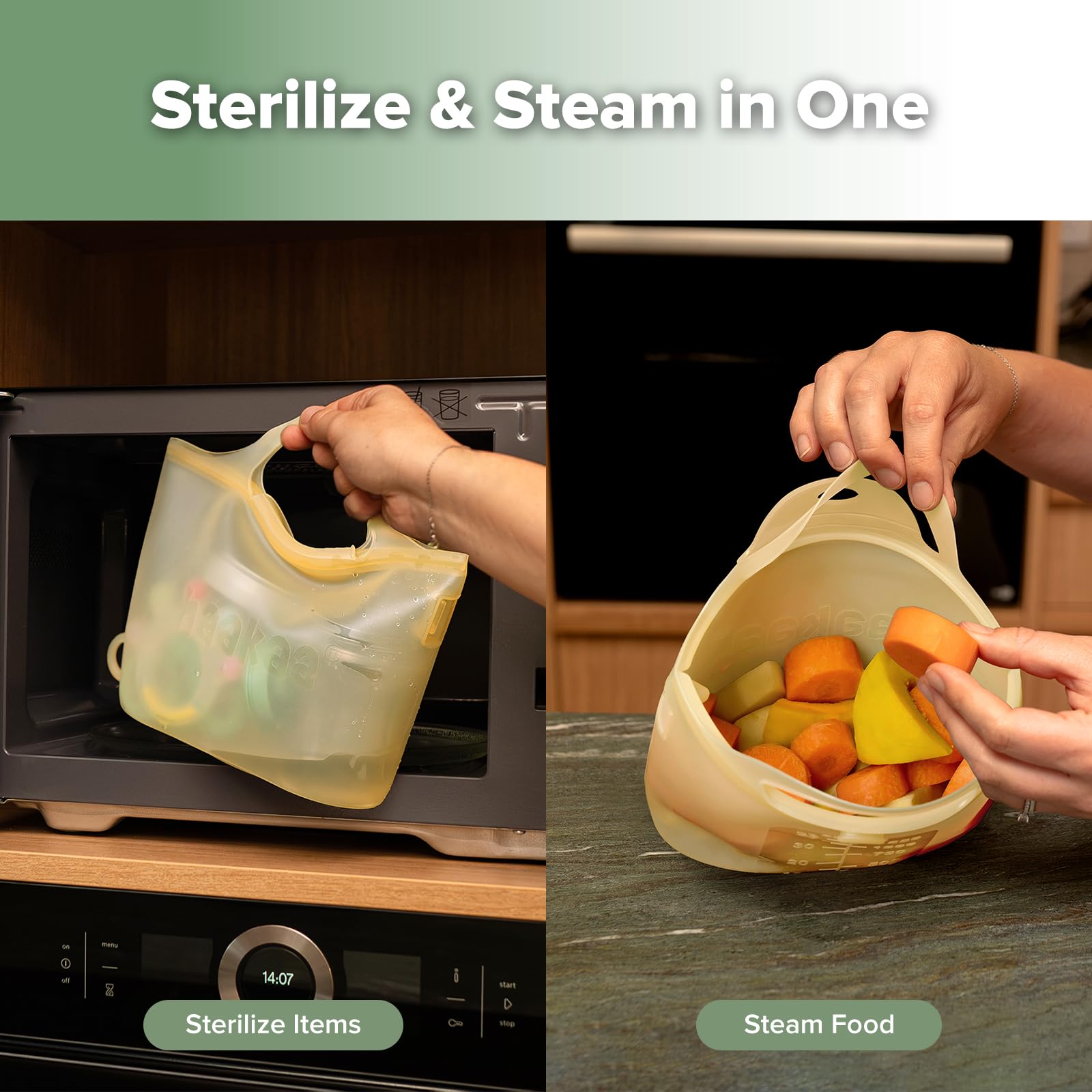 Compact travel-friendly shape fits easily into a tote or bag.