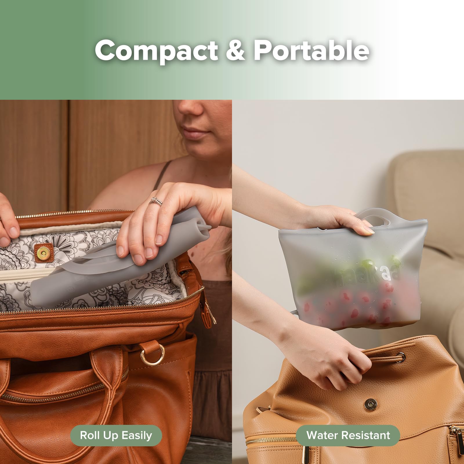 Haakaa On-The-Go dishwasher-safe for simple cleaning
