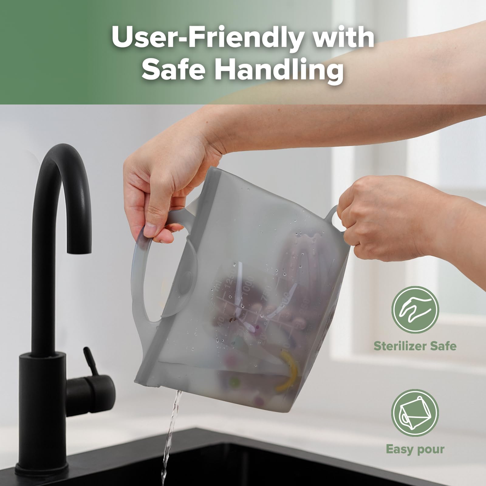 Haakaa On-The-Go secure seal prevents leaks during heating