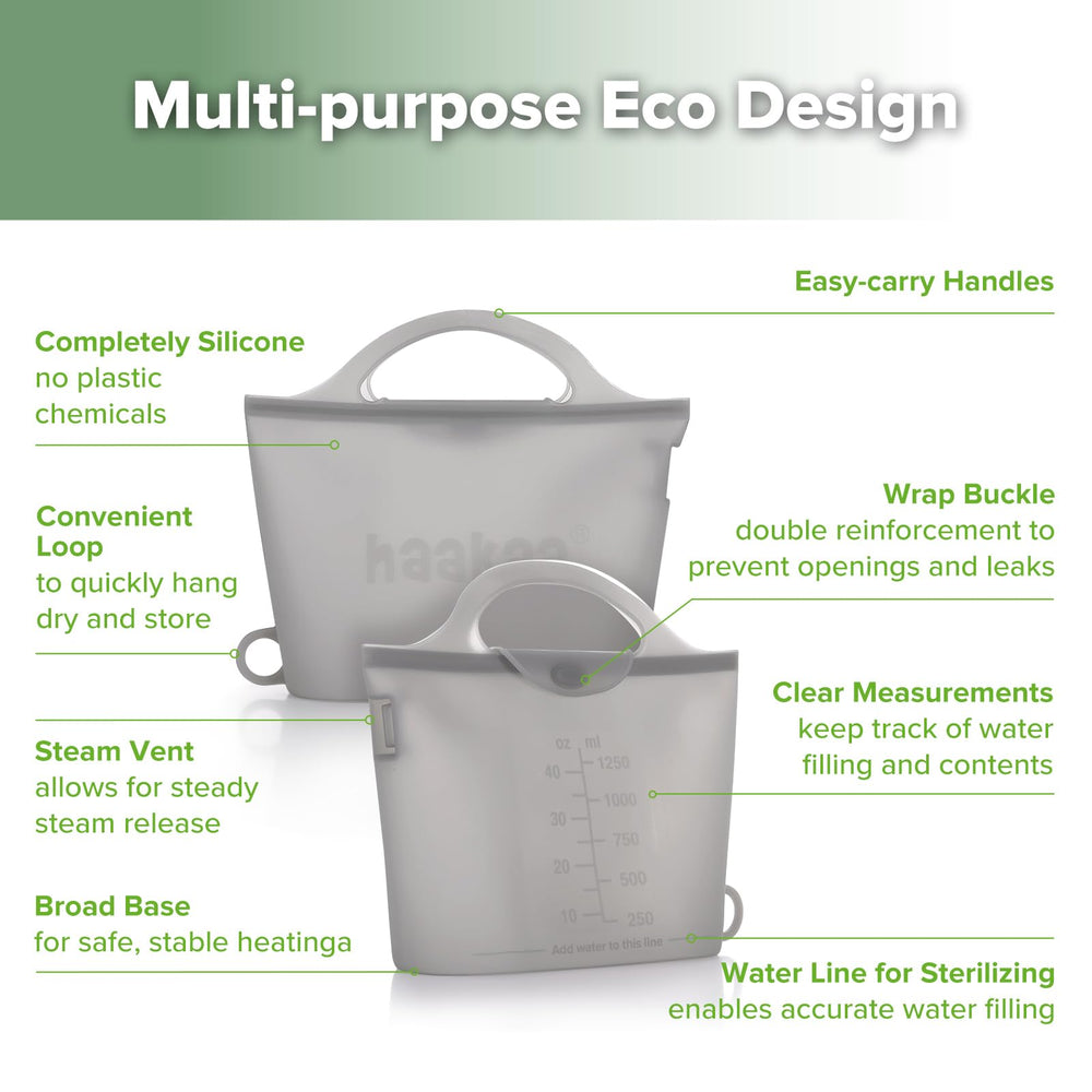 Top-handle and sturdy base ensure safe microwave handling.