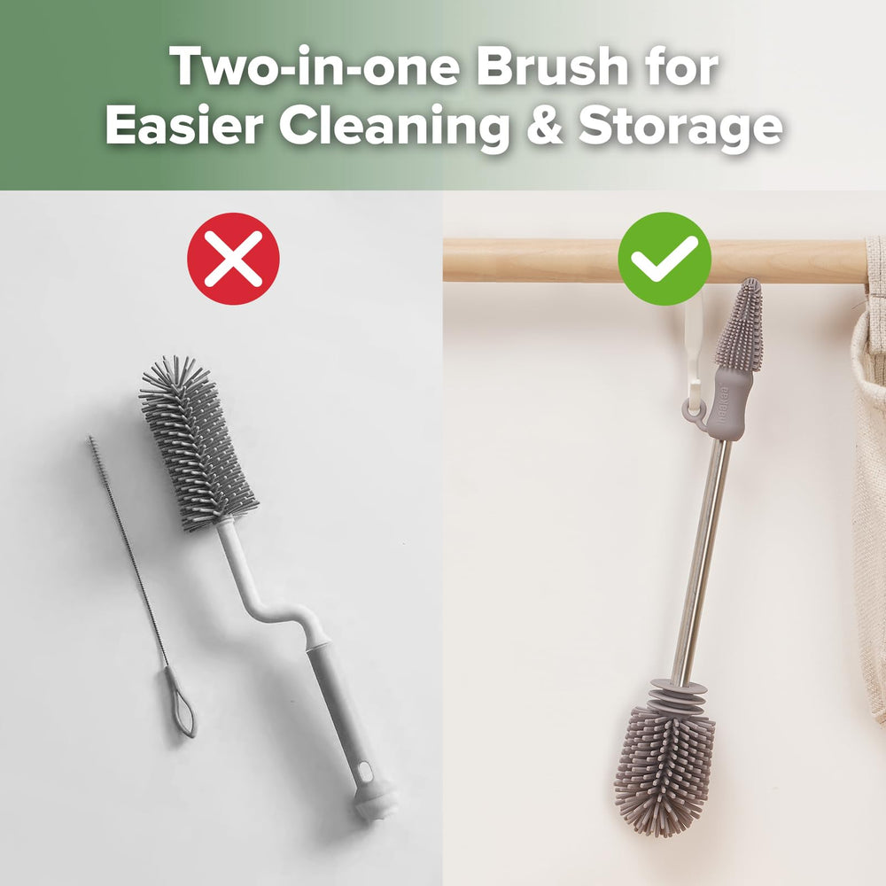 Haakaa removable brush heads for easy care and drying