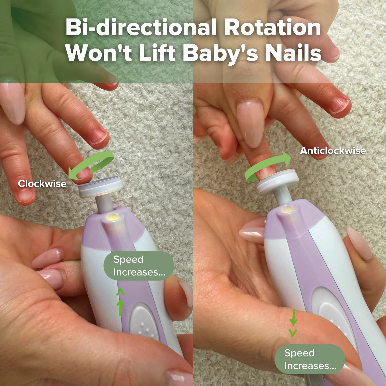haakaa replacement heads six pads offering different smoothness levels for nails