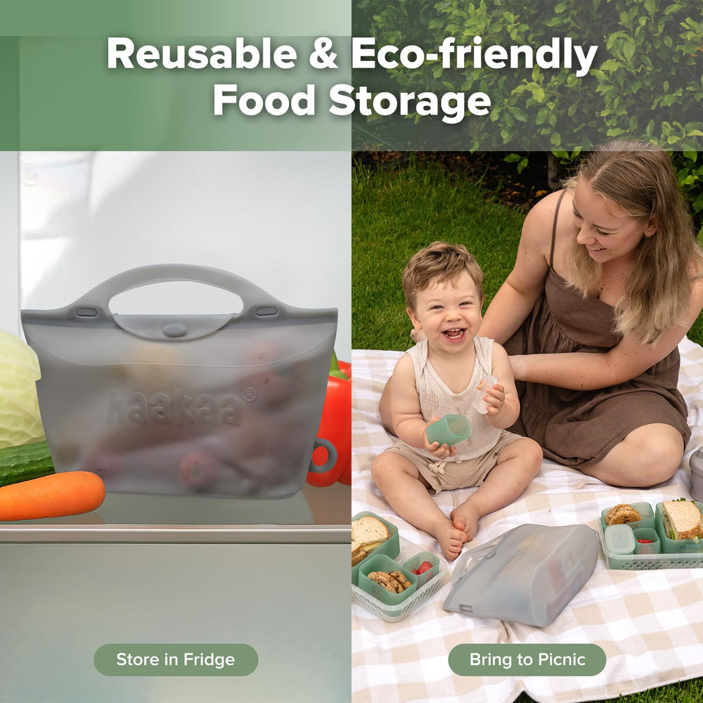 Haakaa secure seal and sturdy base prevent leaks.