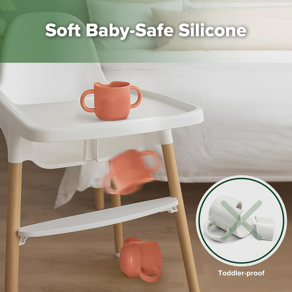 Haakaa 5 oz cup is lightweight and easy to hold during feeding sessions.