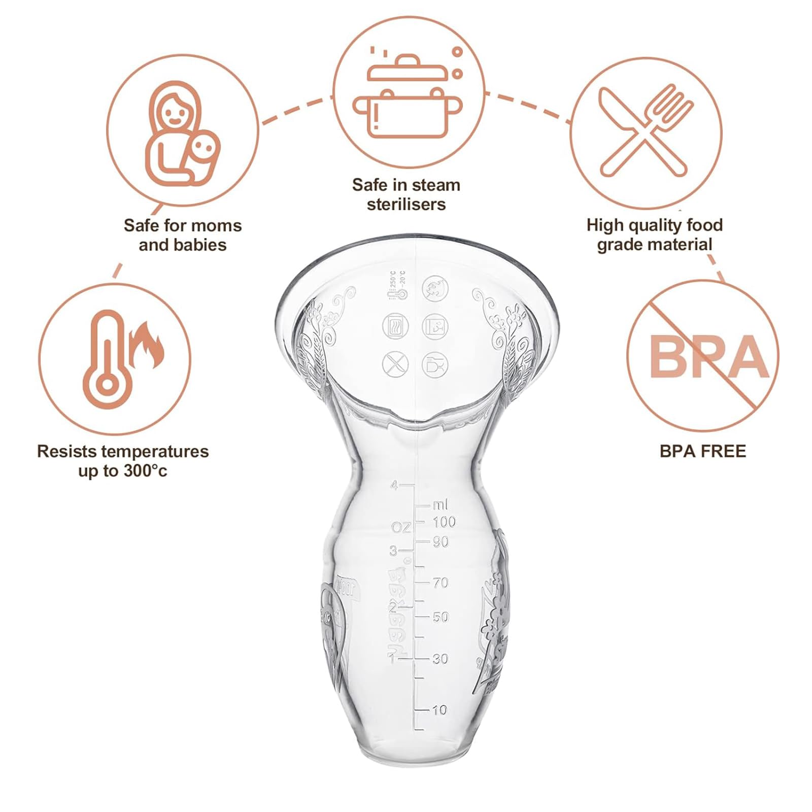 Haakaa silicone breast pump milk collection captures let-down.