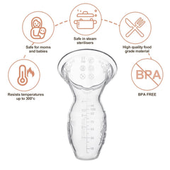 Haakaa silicone breast pump milk collection captures let-down.