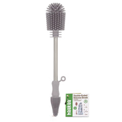 Haakaa silicone cleaning brush bottle head for thorough bottle cleaning