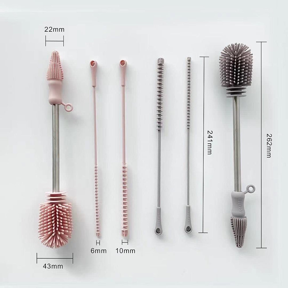 Haakaa pacifier brush helps sanitize tiny items effectively.