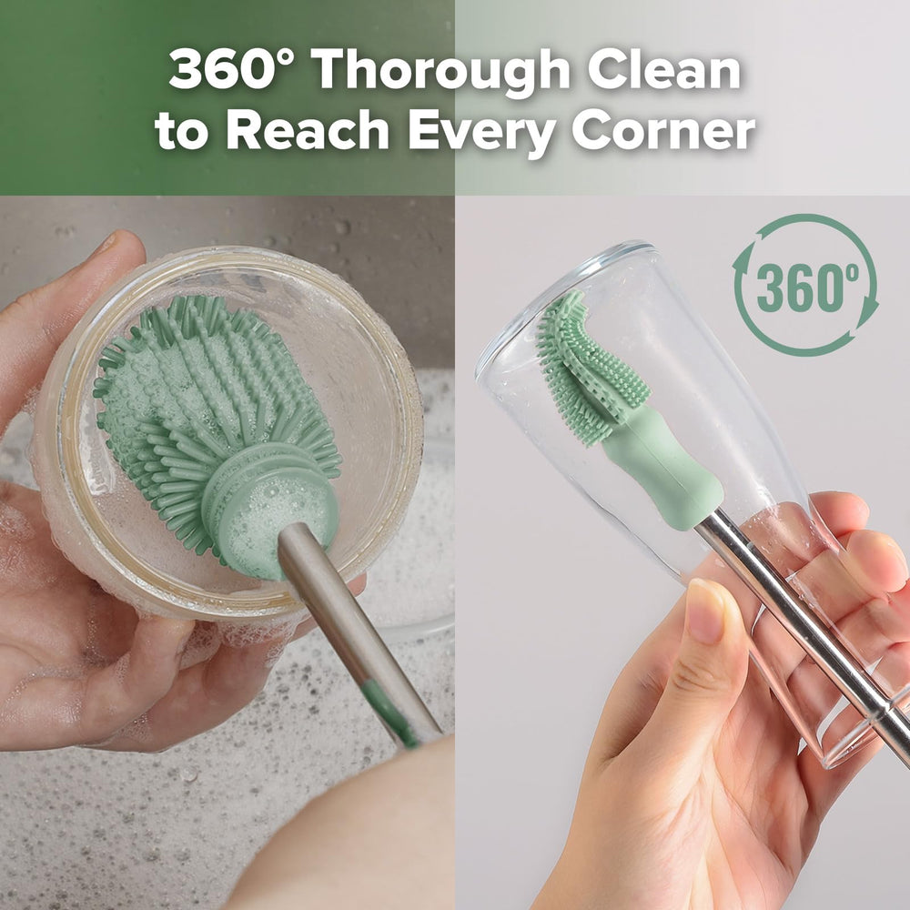 haakaa small tube brush reaches narrow tubes and straws.