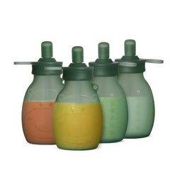 Haakaa Hippo Pouch with wide-neck opening for easy filling and less mess.