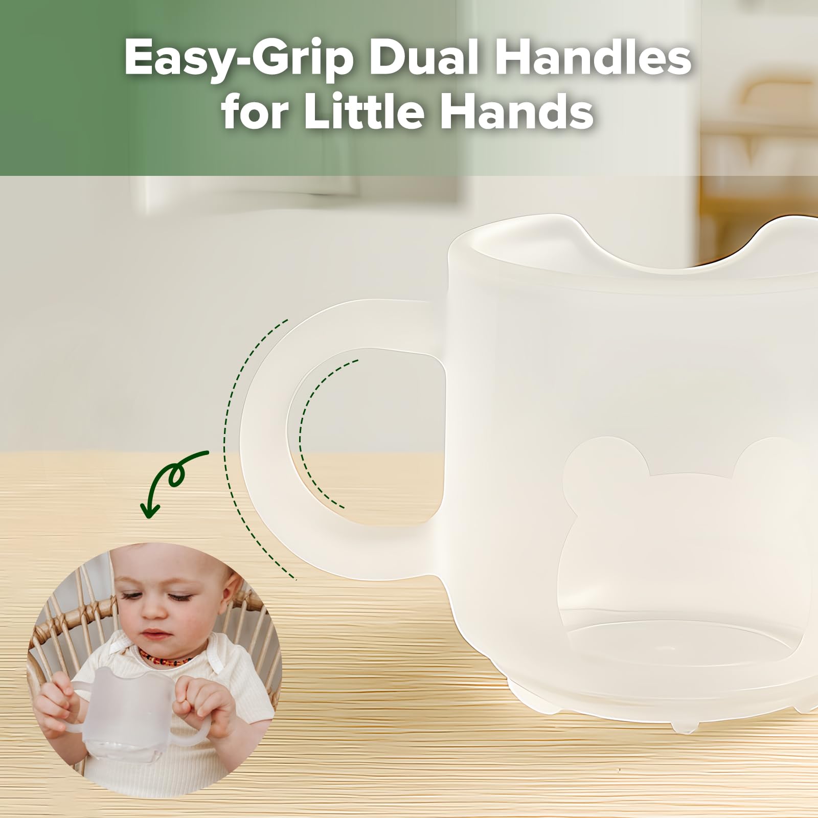 Haakaa BPA-free silicone supports safer play and feeding.
