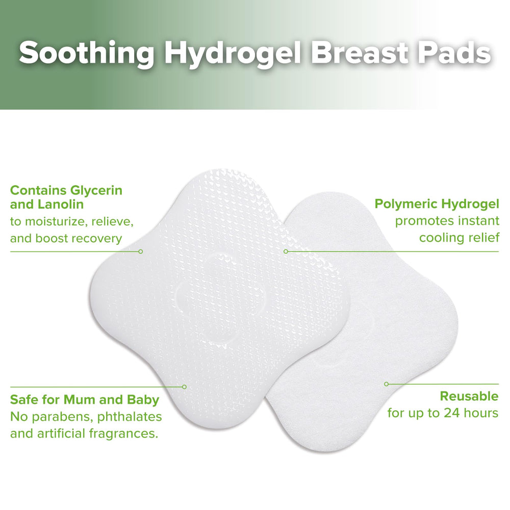 pad placed under a bra with haakaa Soothies for day or night wear
