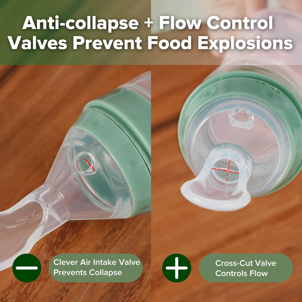 Haakaa spill-proof cap and travel lid reduced leaks during outings