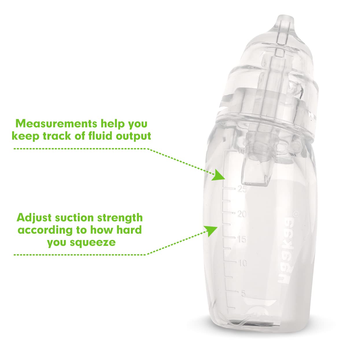 haakaa suction adjust with squeeze for personalized comfort