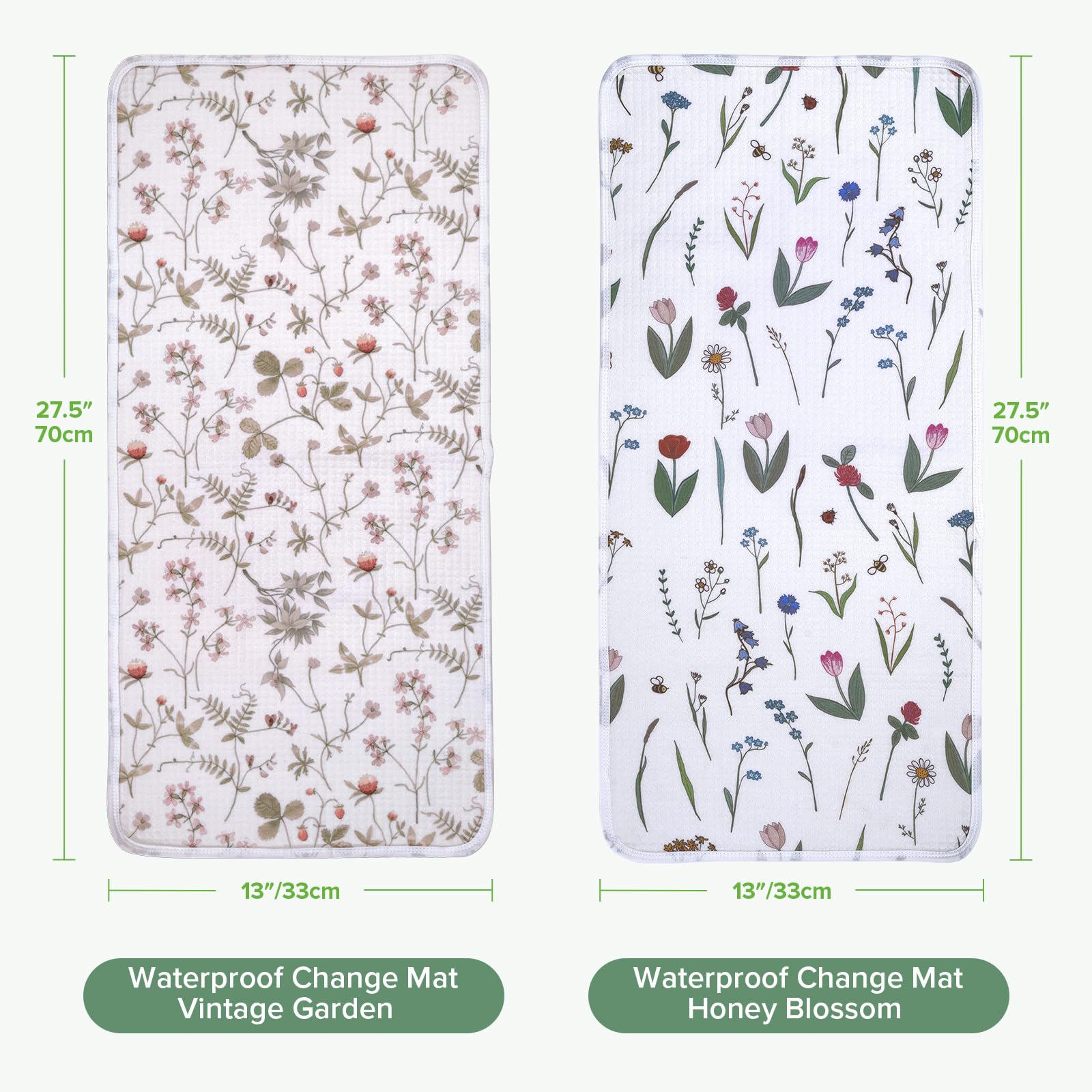 Haakaa liners folded compactly for easy, travel-friendly diaper changes.