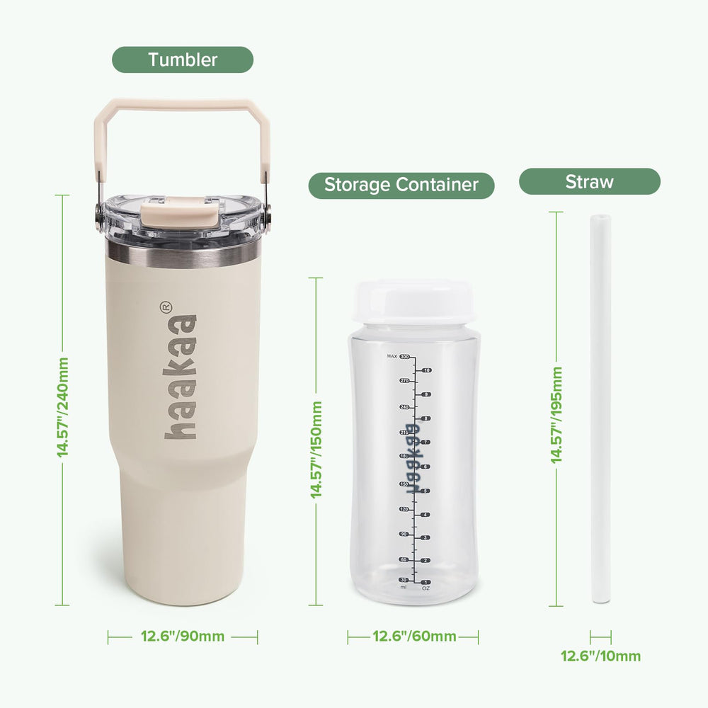 haakaa travel-friendly design fits cup holders and TSA-friendly