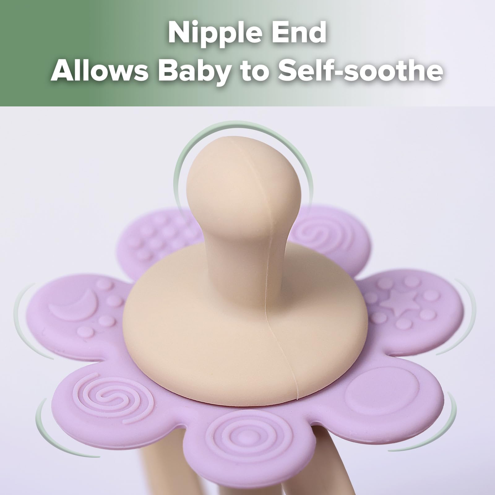haakaa silicone teether food-grade material for safe chewing