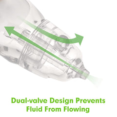 haakaa two piece design nasal syringe, easy disassembly for quick cleaning