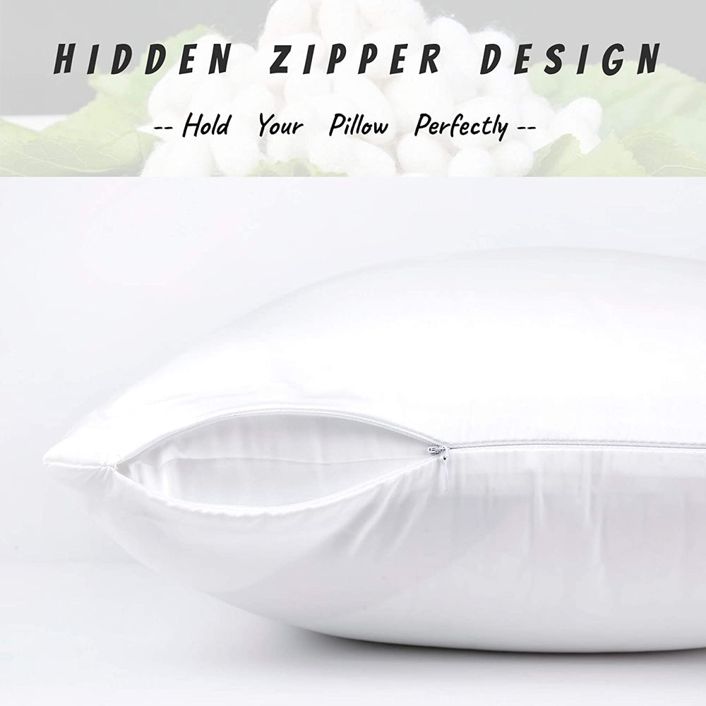 Hadi Bedding Company mint travel pillowcase in a cozy bedroom setup