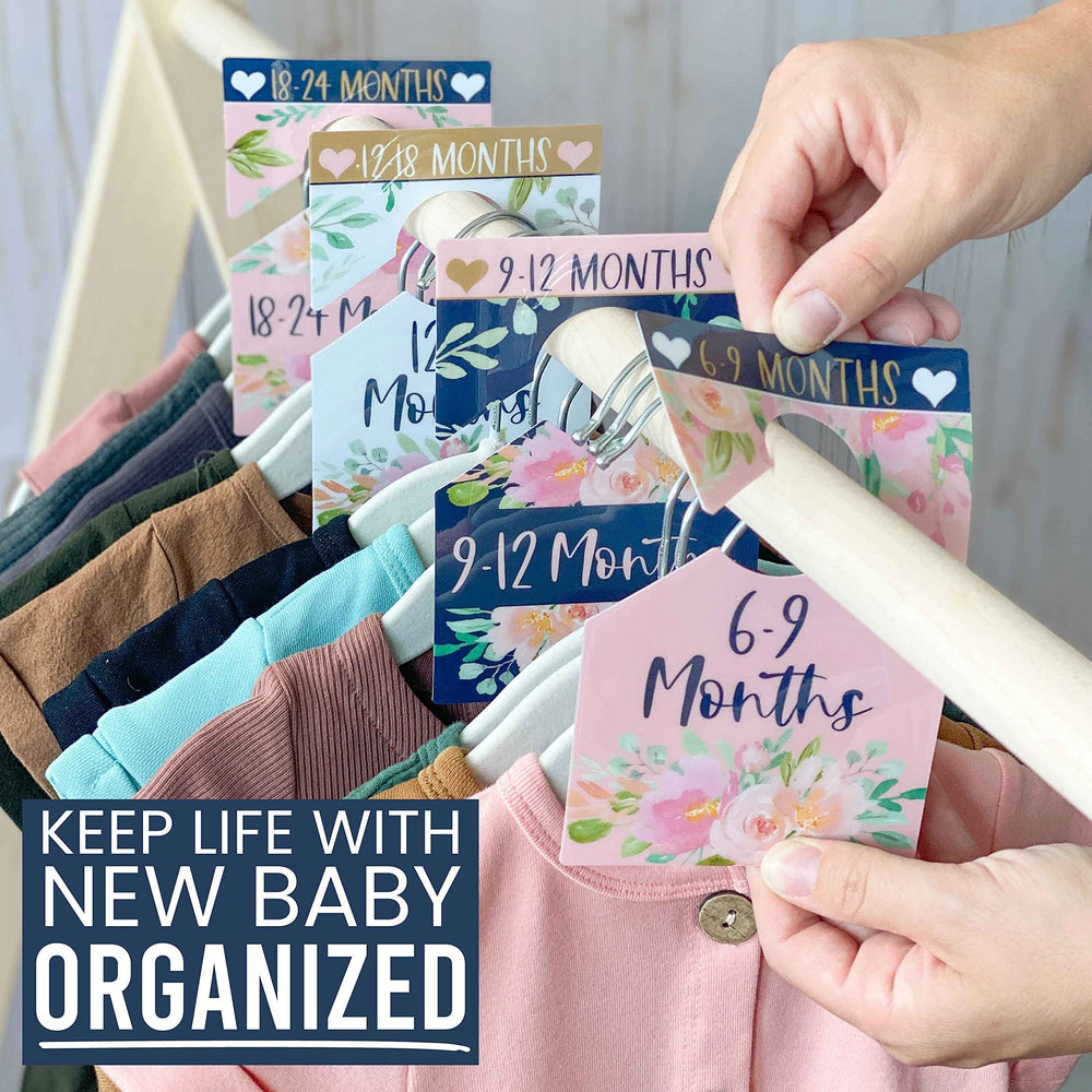 Hadley Designs 12-18 month divider keeps size-based closet tidy