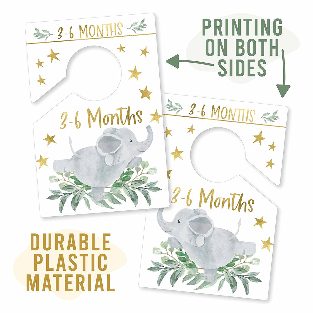 Double-sided Hadley Designs elephant dividers offer easy visibility for outfits