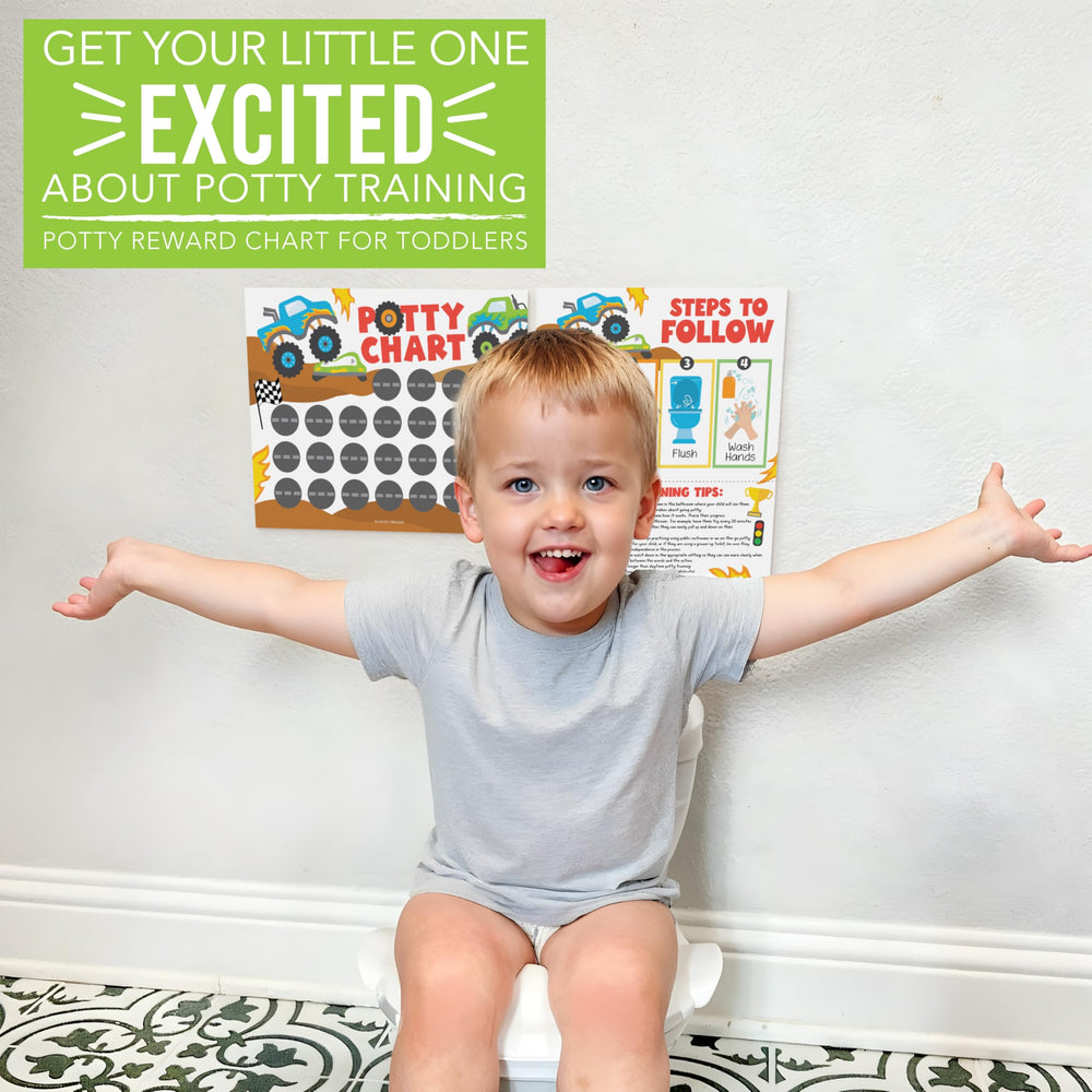 Hadley Designs advent calendar stickers turn potty time into a playful activity.