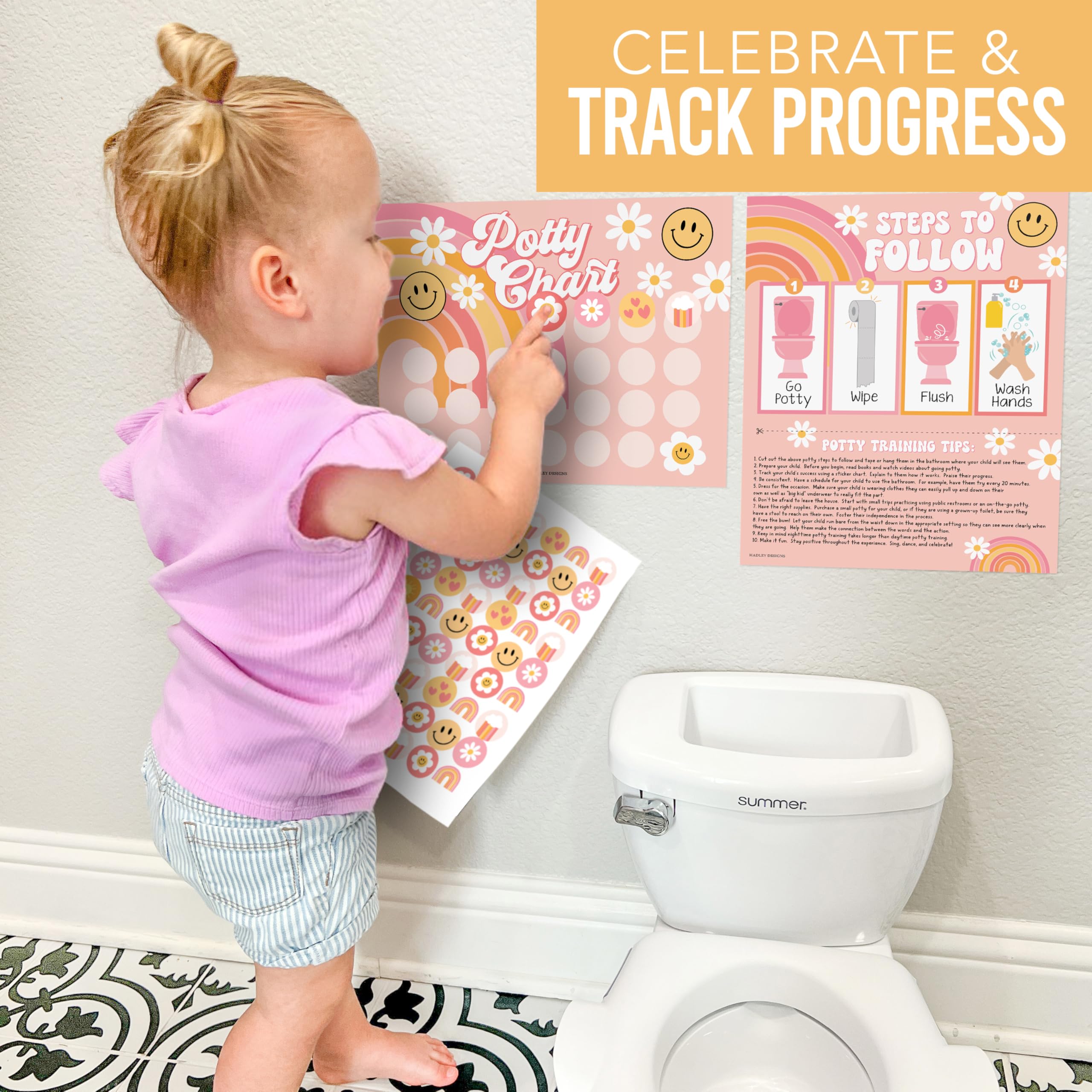 Hadley Designs packaging box shows easy setup and gift-ready presentation