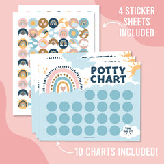 Hadley Designs progress-tracking chart helps celebrate small potty milestones
