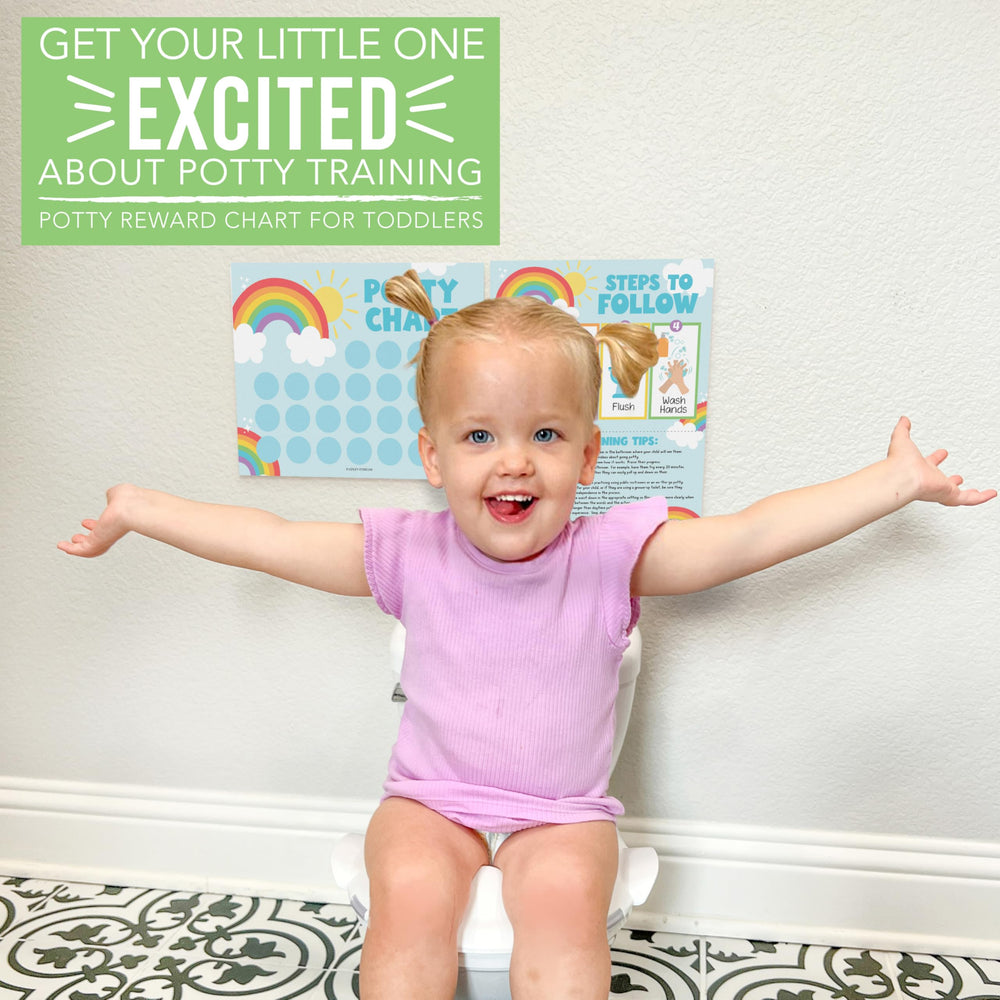 Hadley Designs potty chart sticker sheet 02: easy-to-use stickers for daily tracking.