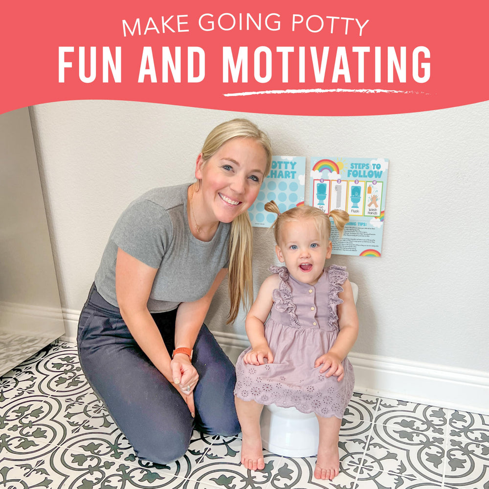 Hadley Designs potty chart sticker sheet 03: variety of stickers for celebrating small wins.