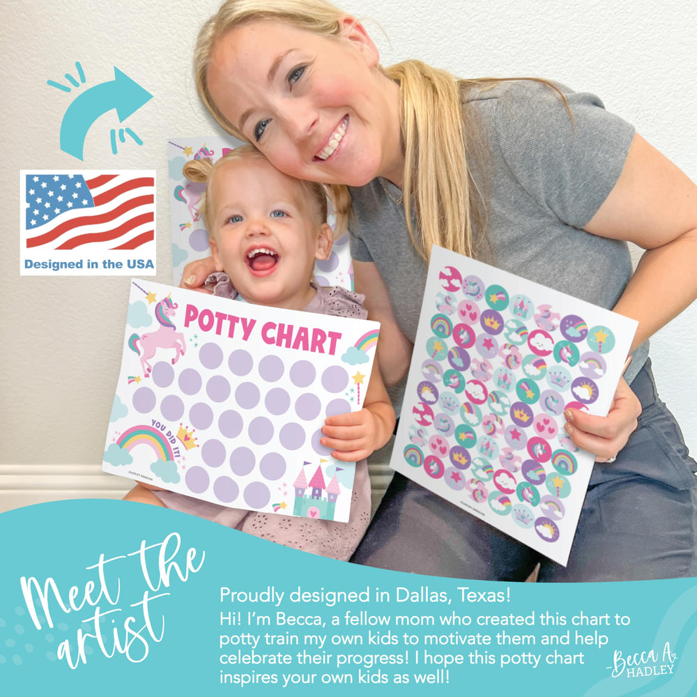 Hadley Designs sticker sheets offer 63 colorful rewards per sheet