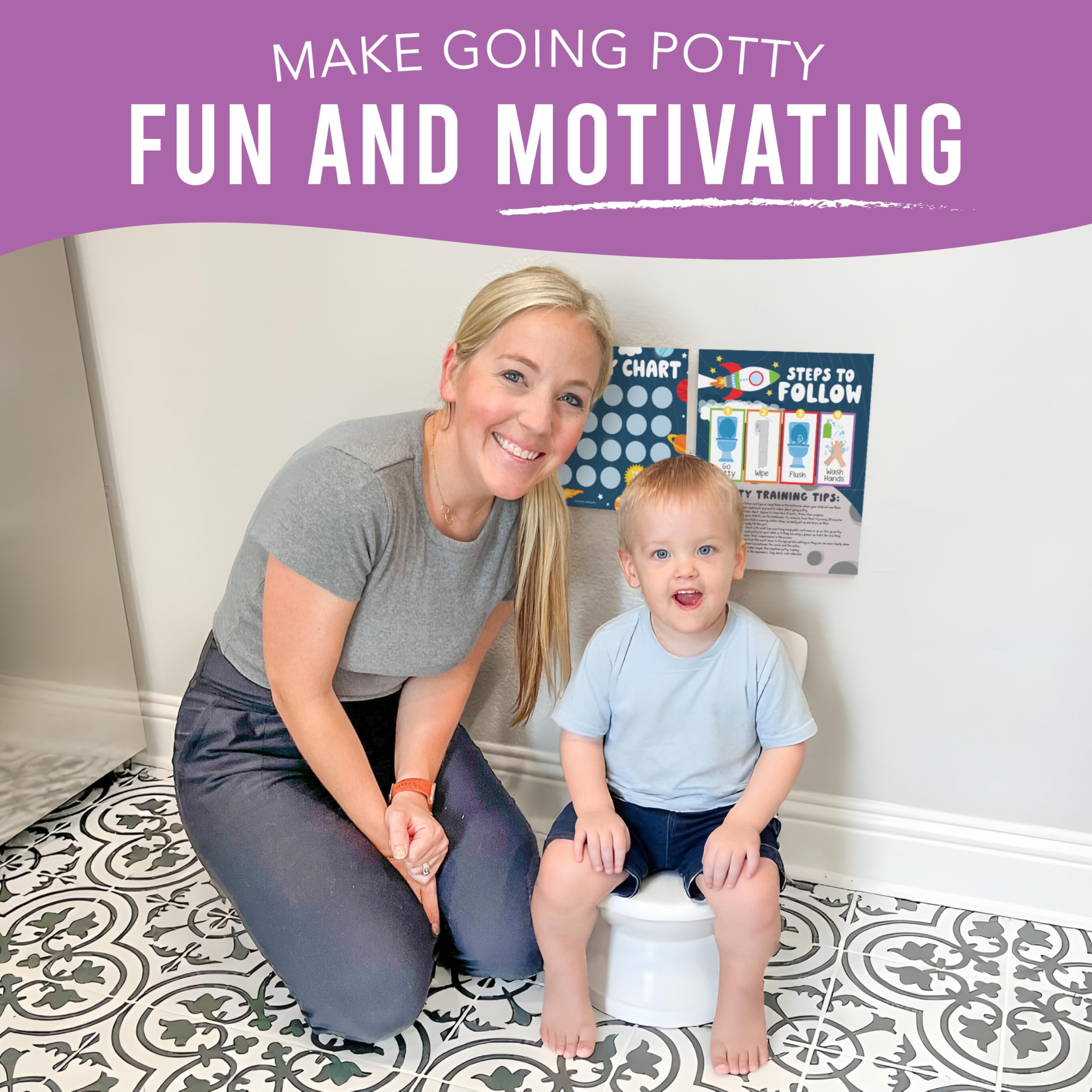 Hadley Designs toilet progress chart helps caregivers monitor daily wins
