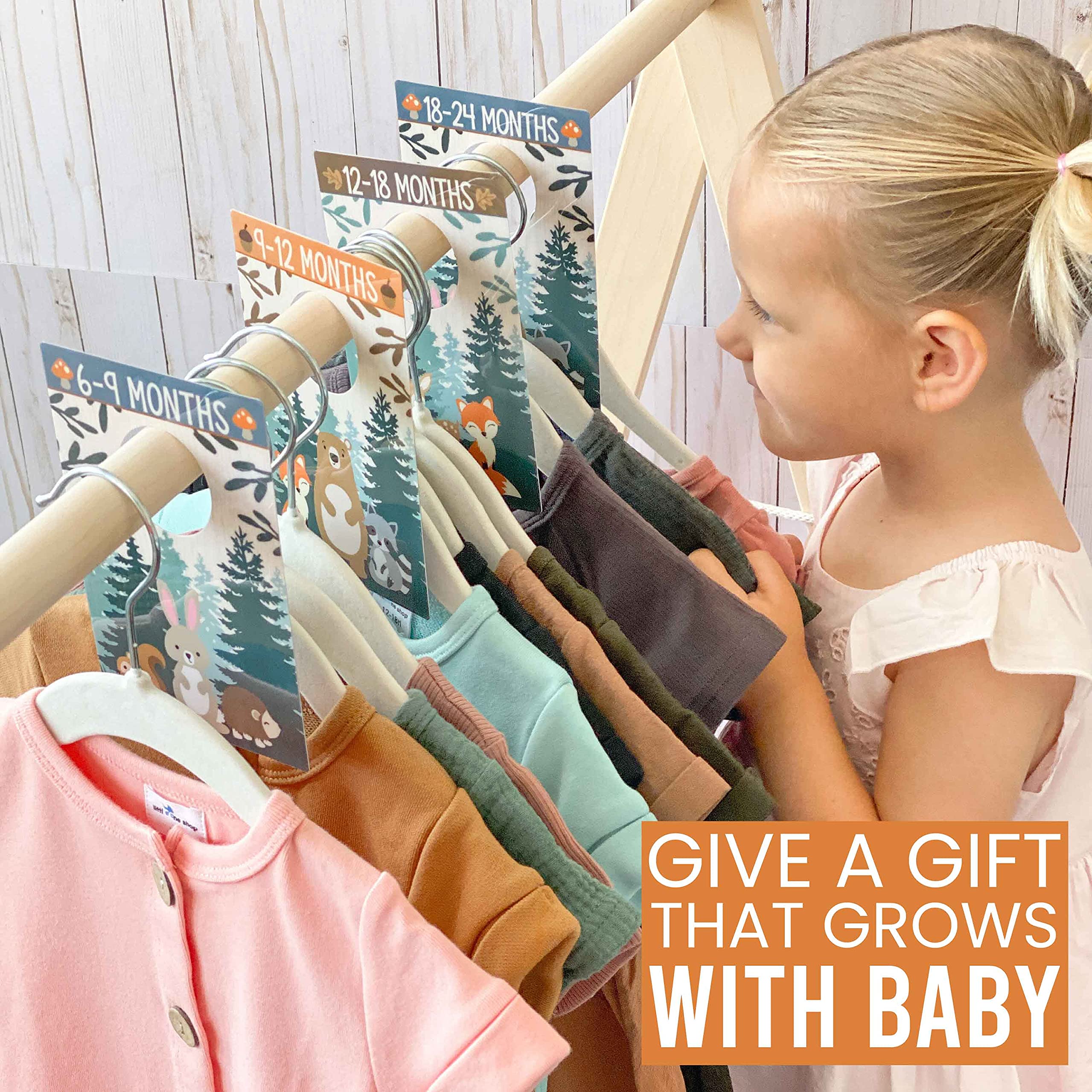 Hadley Designs 0-3 month divider helps quick outfit checks.