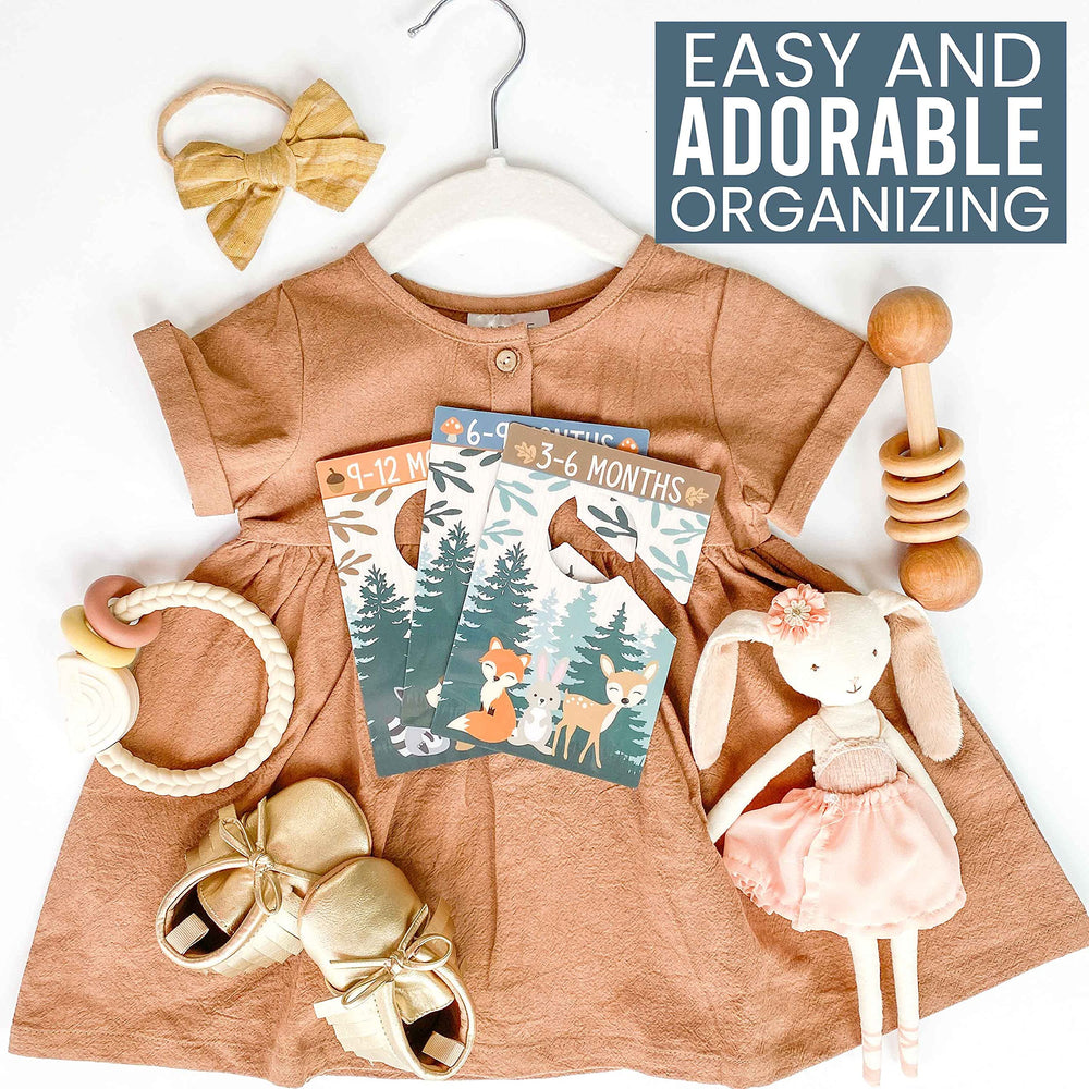 Hadley Designs woodland nursery organizer adds practical charm.
