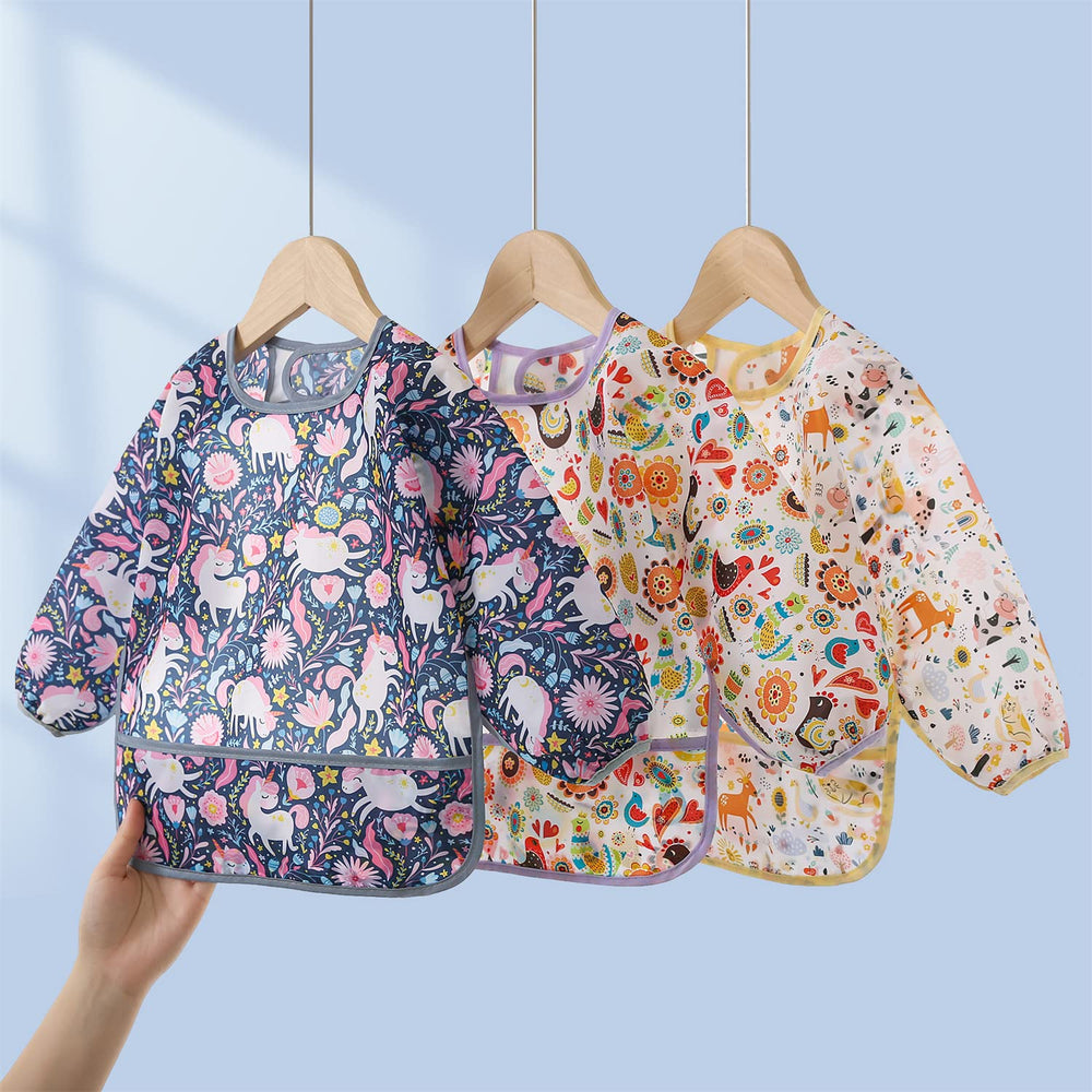 Hafftnun splash-proof bib for busy parents during dining and play.