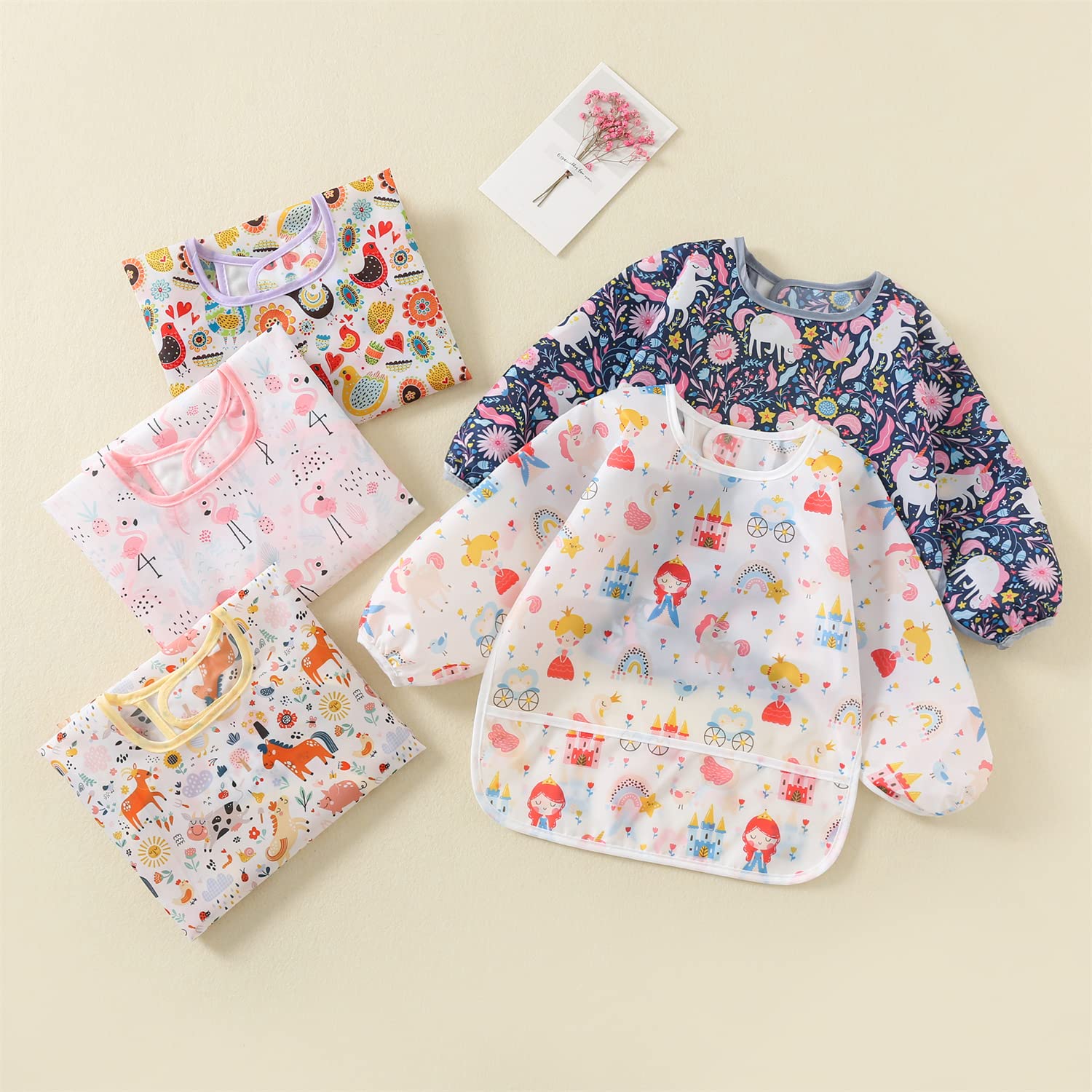 Hafftnun toddler bib designed for ages 6–30 months supports messier meals.
