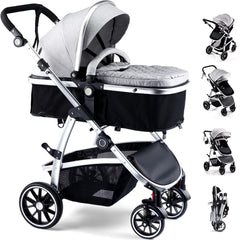 Hagaday baby stroller all-terrain frame for stable rides on varied surfaces.