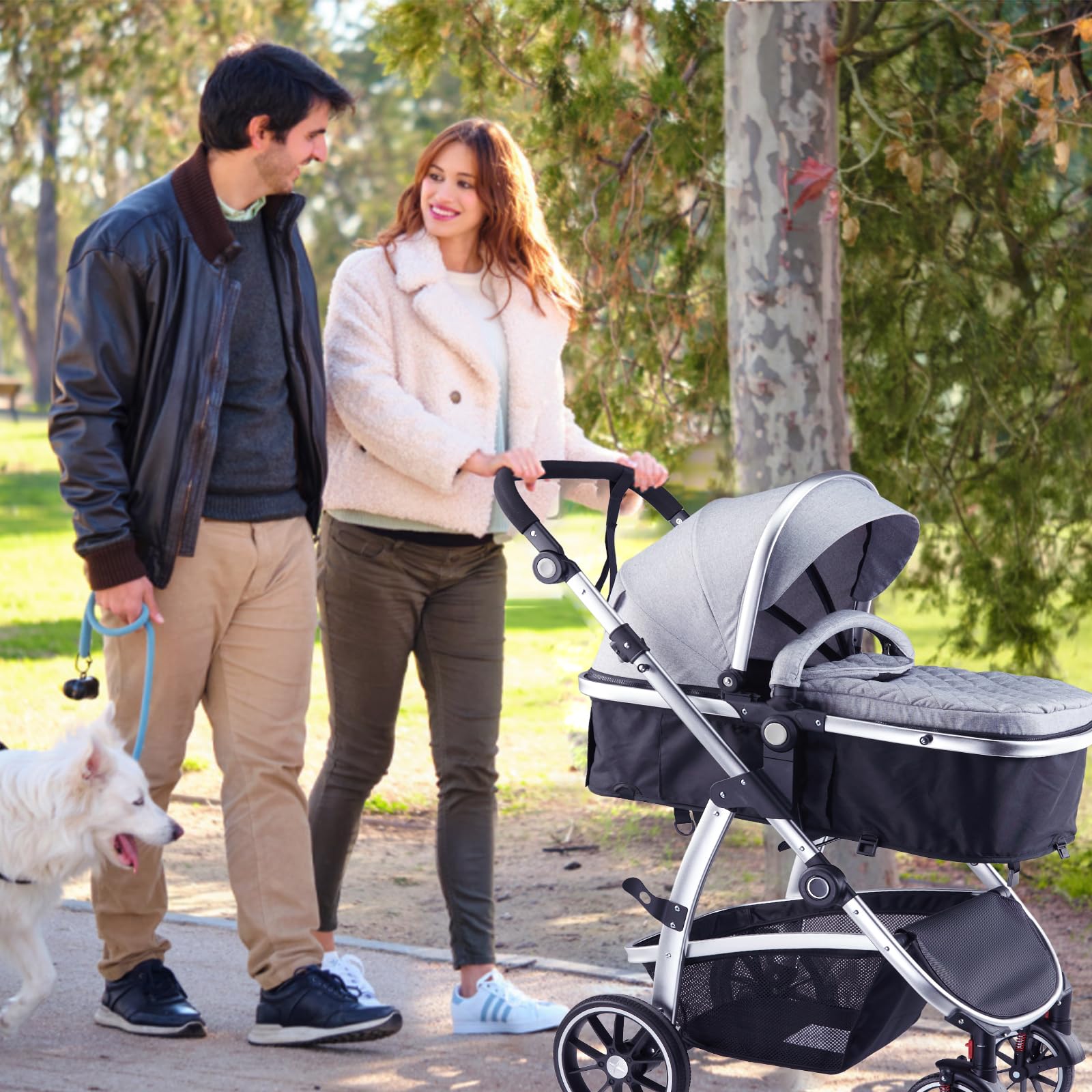 Hagaday foldable pushchair for easy storage and travel.