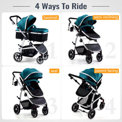 Hagaday stroller with reversible seat facing you for bonding