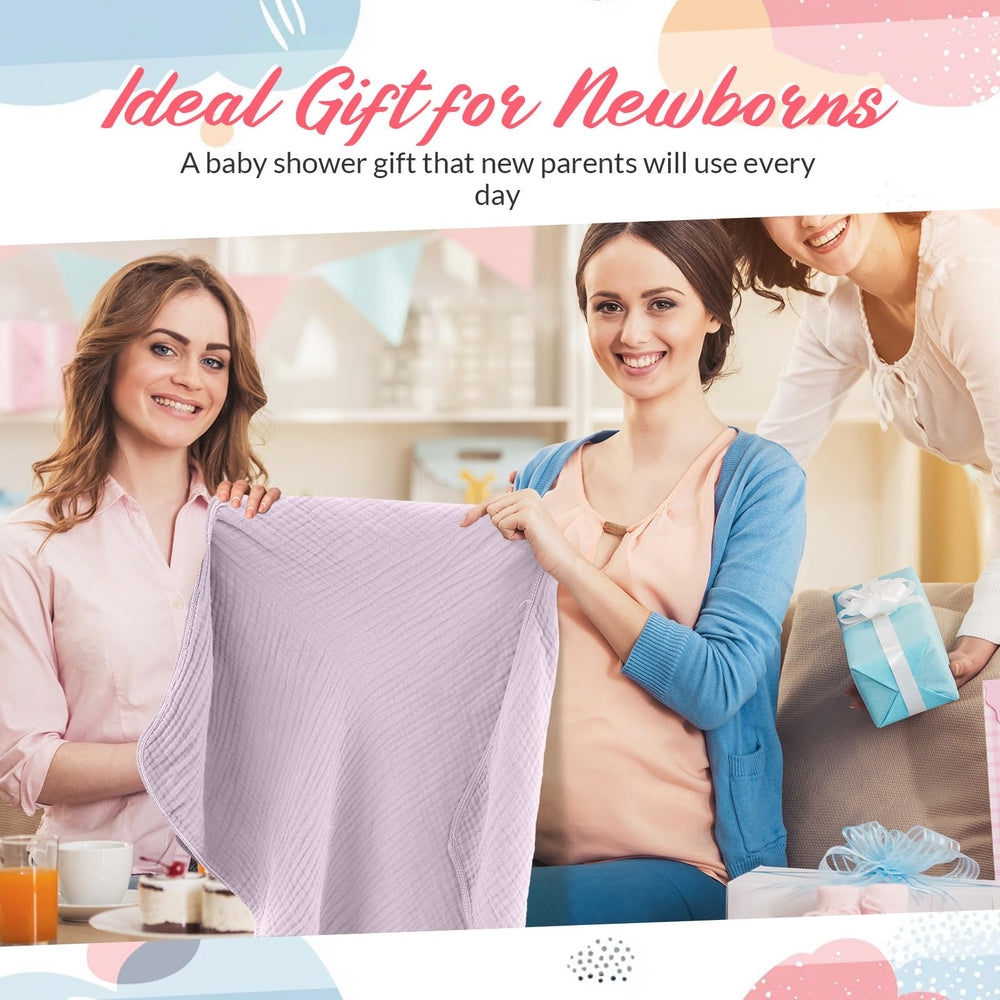 Hahafelt purple bib, soft absorbent aid for feeding and drool.