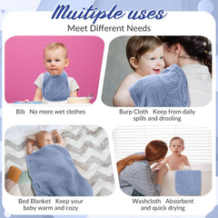 Hahafelt baby bib, drool protection and keeping clothes dry.