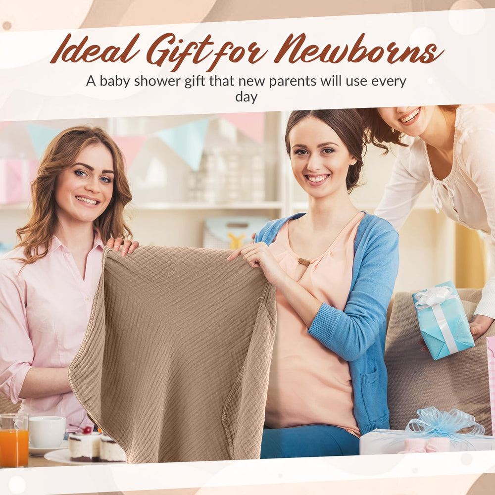 Hahafelt six-piece set in-use for bath time and baby care.